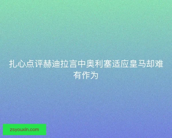 扎心点评赫迪拉言中奥利塞适应皇马却难有作为